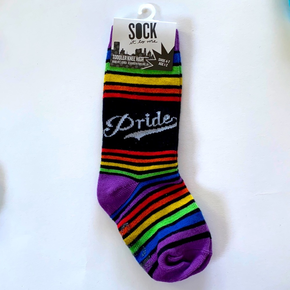 Sock it to me Pride Toddler Knee High Socks